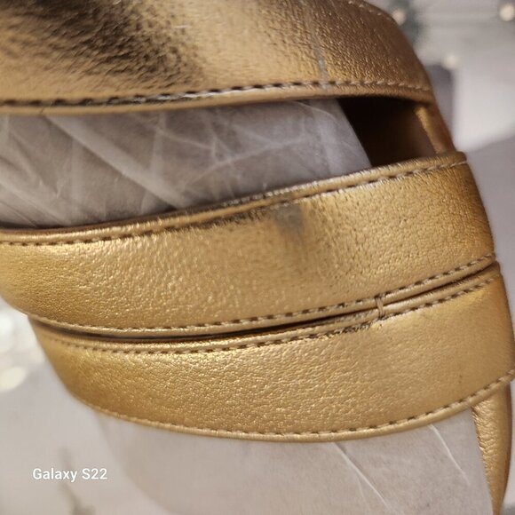 Naturalizer "Hilma" dark gold Sandals. NIB. Size 7.5 Wide - Picture 11 of 11